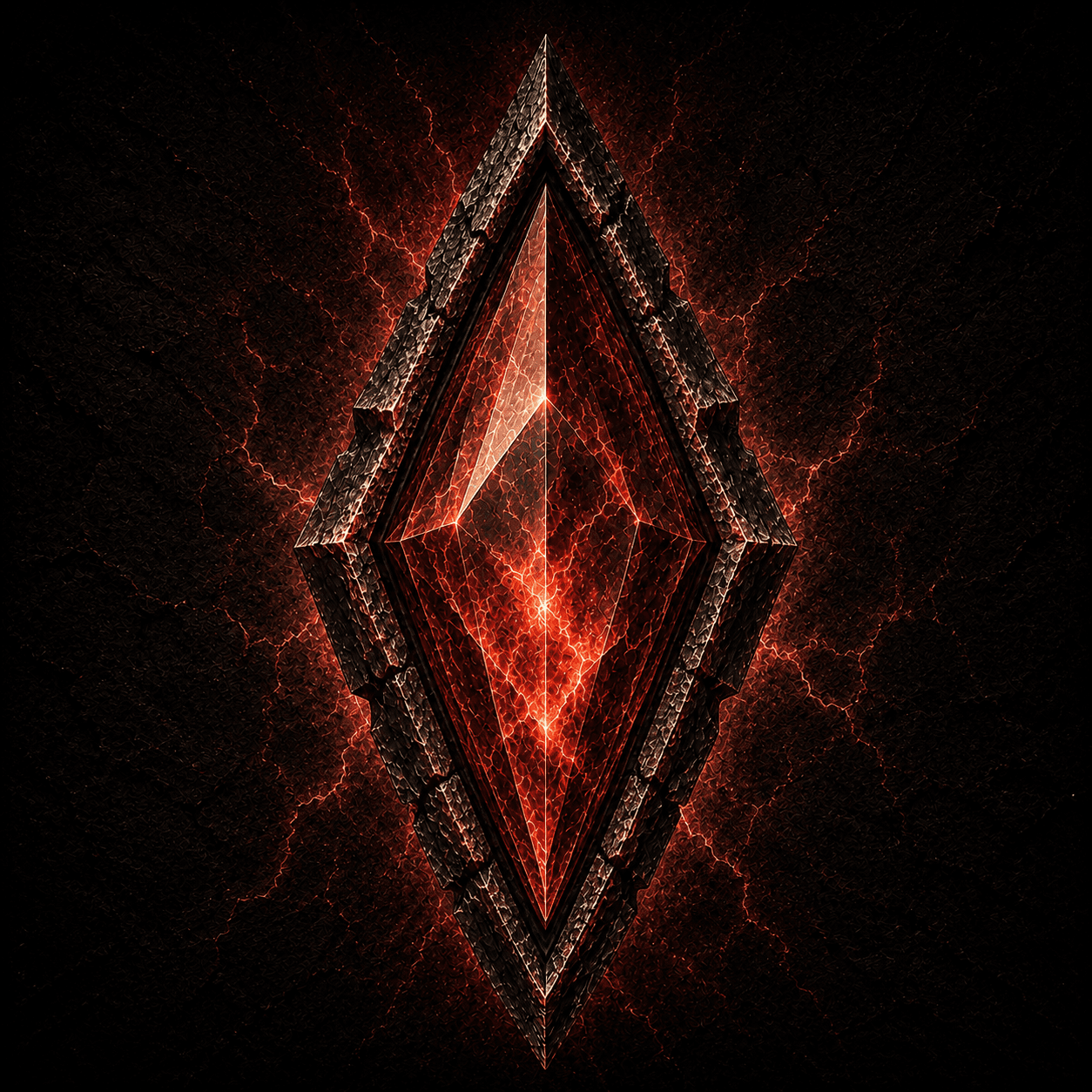 Iron-red / dark copper — defiance, stubborn courage, blood and soil
